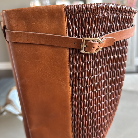 Cole Haan Brown Knee High Boots Size 10 Rounded Toe - Picture 3 of 12